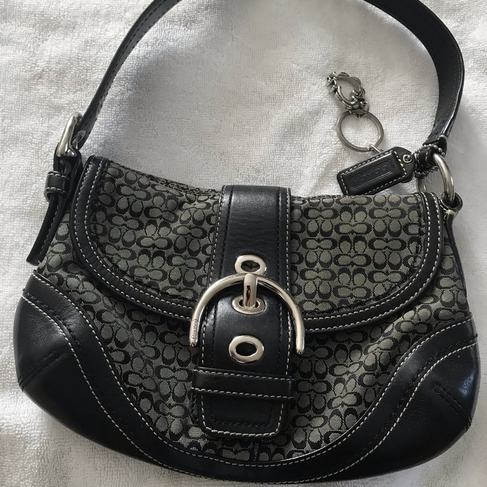 Coach purse and matching card holder
